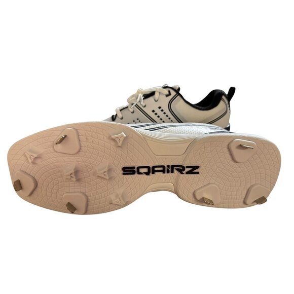 Sqairz Men's White Baseball‎ Cleat Shoes Size 14 NWOB - Picture 5 of 11